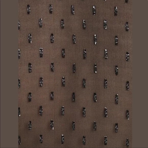 NWT Theory Metallic Silk Scarf Shirt/blouse - Picture 4 of 6